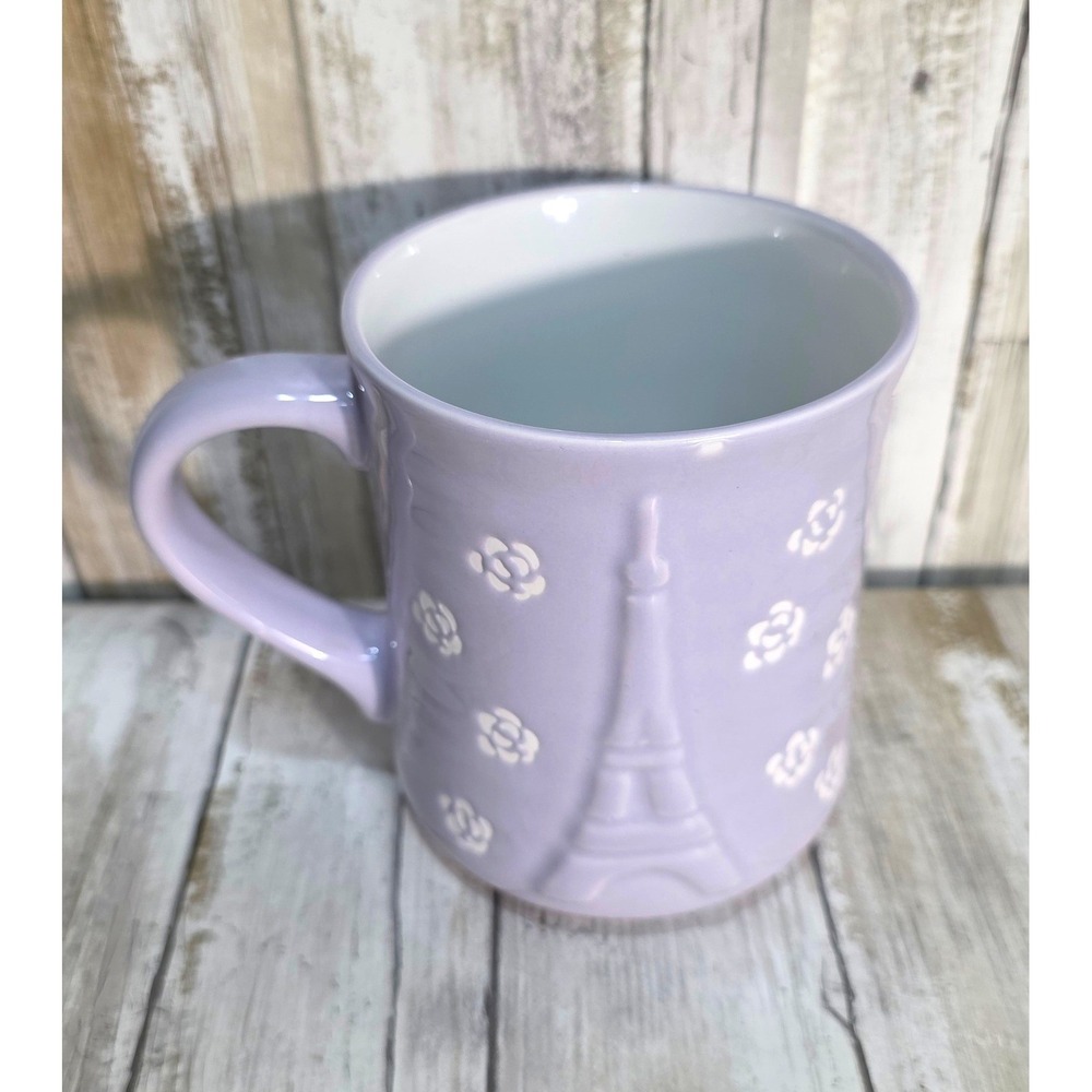 Sheffield Home Lavender Eiffel Tower Floral Mug Paris is Always a Good Idea - Picture 5 of 5